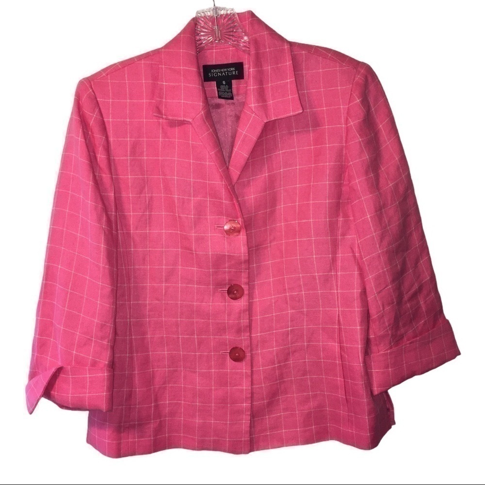 3/$21 Jones New York Button Down Blazer